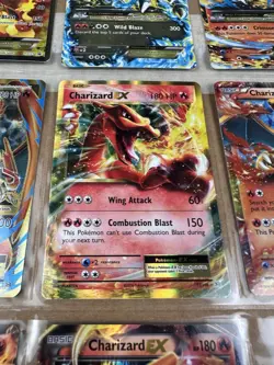2014-2016 Pokemon TCG Charizard EX & Mega Charizard EX Foil Promo Lot 8 Cards - Image 4