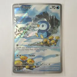 Pokemon TCG Piplup Illustration Rare Holo 098/094 Me02: Phantasmal Flames Eng - Image 1