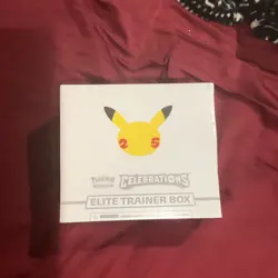 Pokemon Celebrations Elite Trainer Box Pikachu 25th Anniversary TCG - Image 1
