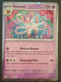 Sylveon SVP 172 Black Star Promo Pokemon TCG NM - Image 1