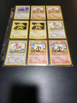 Pokemon TCG Base Set Unlimited 223 Count Card Lot + Binder - Image 3