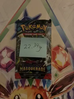 (VERY HEAVY) 22.34g Pokemon TCG Twilight Masquerade Booster Pack (SEALED)✅ - Image 2