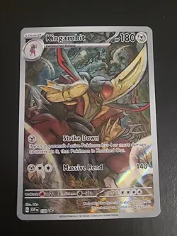 Kingambit SVP130 Illustration Rare Promo - Pokemon TCG Shrouded Fable NM/M - Image 1