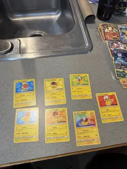 Ash's Pikachu I Choose You Movie Promo Set Of 7 - SM108-114 Pokemon TCG 5 NM 2MP - Image 1