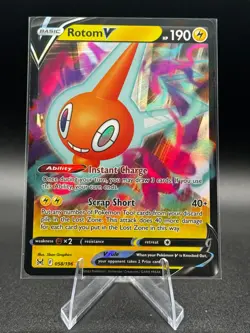 Rotom V 058/196 Swsh11: Lost Origin Holo Pokemon TCG - Image 1