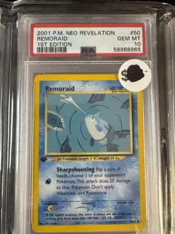 Pokemon Remoraid Neo Revelation 1st Edition #50/64 PSA 10 Gem Mint - Image 1