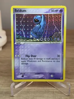 Beldum 2005 Pokemon EX Deoxys Reverse Holo #55/107 Stamped - Image 5