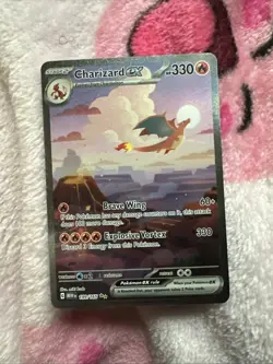 Pokemon TCG Charizard EX 199/165 Scarlet & Violet 151 Special Illustration Rare - Image 4