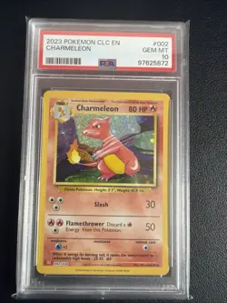 POKEMON CLASSIC CHARMELEON HOLO CLC 002 PSA 10 ENG - Image 1