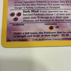 Pokemon TCG Gengar Stormfront Rare Regular 5/62 110 HP PLEASE READ DESCRIPTION - Image 3