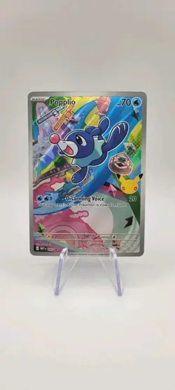 Pokemon TCG: Popplio 045 First Partner Illustration Promo 30th Anniversary - NM - Image 1