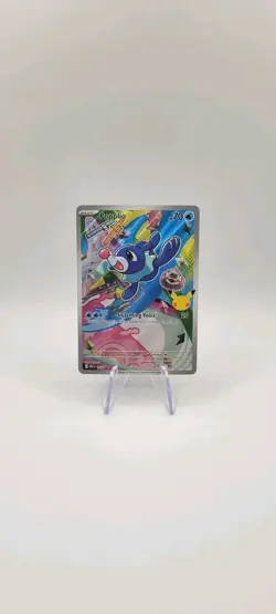 Pokemon TCG: Popplio 045 First Partner Illustration Promo 30th Anniversary - NM - Image 2