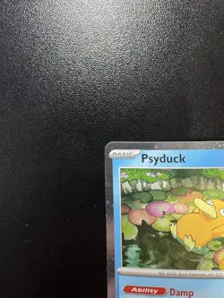 Pokemon TCG Psyduck MEP Black Star Promo #007 Cosmo Holo Mega Evolution - Image 3