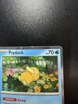 Pokemon TCG Psyduck MEP Black Star Promo #007 Cosmo Holo Mega Evolution - Image 4