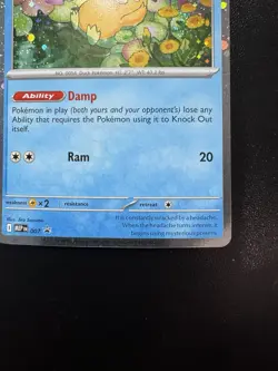 Pokemon TCG Psyduck MEP Black Star Promo #007 Cosmo Holo Mega Evolution - Image 5