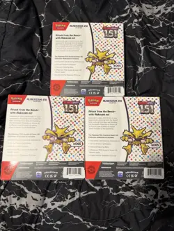 3X Pokemon TCG Scarlet and Violet - 151 Alakazam ex Collection Box - 4 Packs 820650855269 - Image 2
