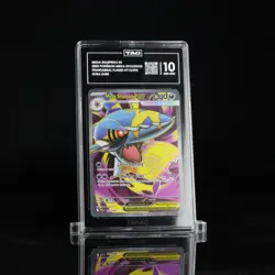 2025 Pokemon Phantasmal Flames 113/094 Mega Sharpedo EX Ultra Rare TAG 10 (950) - Image 1