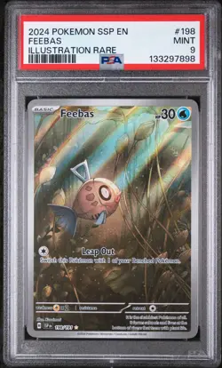 Feebas 198 PSA 9 Pokemon Ssp En-Surging Sparks - Image 1