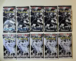 [US SELLER] 10 Packs 5 White Flare 5 Black Bolt Booster SV11W Pokemon Japanese - Image 1