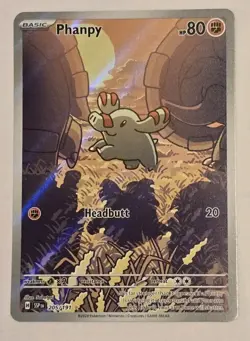 Pokemon TCG Phanpy 205/191 Illustration Rare Surging Sparks SSP 2025 - Image 1