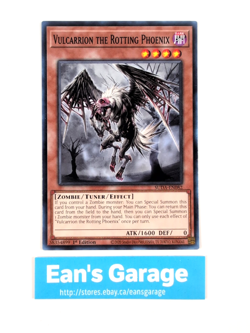 YuGiOh Vulcarrion The Rotting Phoenix 1st Edition SUDA-EN082 supreme Darkness MN - Image 1