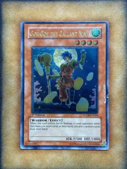 Yugioh Goe Goe the Gallant Ninja FOTB-EN024 Ultimate Rare 1st Ed LP - Image 1