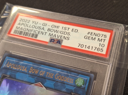 Apollousa, Bow of the Goddess MAMA-EN075 1st Ed - PSA 10 GEM MT Graded Yugioh - Image 3