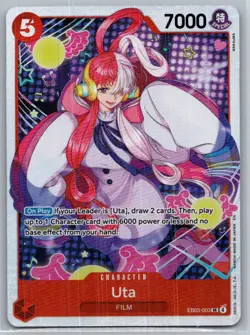 Extra Booster: One Piece Heroines Edition #EB03-003 Uta (003) - Image 1