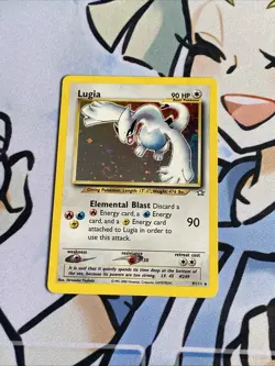Pokemon TCG - Lugia Neo Genesis 9/111 Unlimited WOTC Vintage Holo Rare MP - Image 1