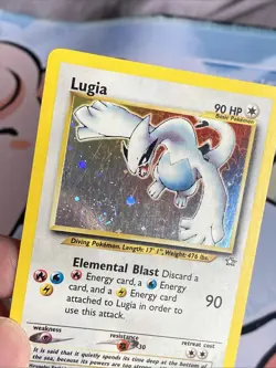 Pokemon TCG - Lugia Neo Genesis 9/111 Unlimited WOTC Vintage Holo Rare MP - Image 3