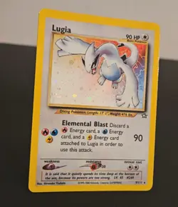 Pokemon TCG Lugia Neo Genesis Holo Card 9/111 Unlimited Rare - Image 2