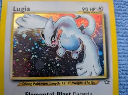 Pokemon TCG Lugia Neo Genesis Holo Card 9/111 Unlimited Rare - Image 4