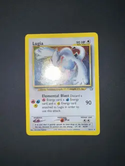 Pokemon TCG Lugia Neo Genesis Holo Card 9/111 Unlimited Rare - Image 1
