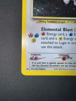 Pokemon TCG Lugia Neo Genesis Holo Card 9/111 Unlimited Rare - Image 5