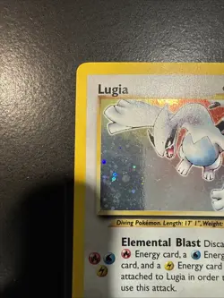Pokemon TCG Lugia Neo Genesis Holo Rare Card 9/111 Unlimited Edition - Image 5