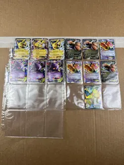 2014-2016 Pokemon TCG Pikachu EX, Dragonite EX & Gengar EX Foil Lot 13 Cards - Image 1