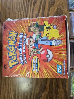 Pokemon Topps cards 1999 TV Animation Edition Series 1 with original box - Image 2
