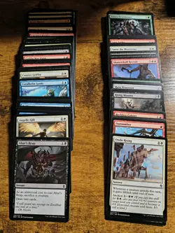 90 Unique MTG Magic The Gathering Cards Battle for Zekdikar Lot #1 - Image 1