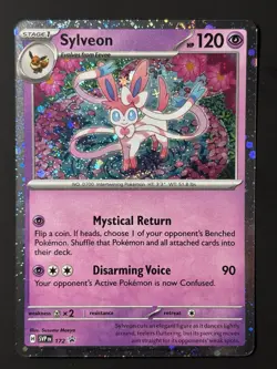 Sylveon - (Cosmos Holo) Promo SV: Scarlet & Violet Promo Cards 172 NM - Image 3