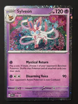 Sylveon - (Cosmos Holo) Promo SV: Scarlet & Violet Promo Cards 172 NM - Image 4