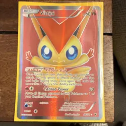 Victini Full Art Ultra Rare Holo Pokemon Card 98/101 60 HP Noble Victories - Image 1