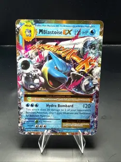 Pokemon TCG Mega-Blastoise-EX Evolutions Holo Card 22/108 - Image 1