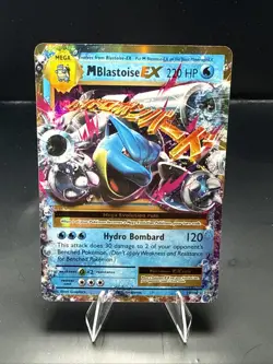 Pokemon TCG Mega-Blastoise-EX Evolutions Holo Card 22/108 - Image 2