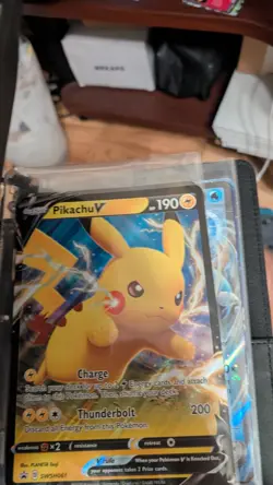 Huge Pokemon TCG Jumbo Oversized Card Lot Comes W/ Binder Conditions Vary - Image 2