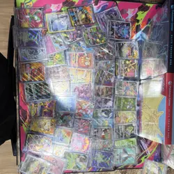 Pokemon TCG Holo Foil Card Lot - Paradox Rift, Phantasmal Flames, Kangaskhan - Image 1
