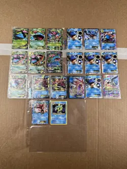 2016 Venusaur & Blastoise EX Mega Gyarados Holo Lot 18 Cards - Image 1