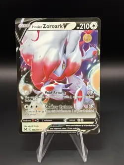 Hisuian Zoroark V - 146/196 - Ultra Rare - Lost Origin - Pokemon Card - NM - Image 1