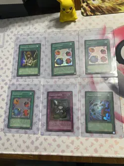 Yu-Gi-Oh! TCG Graceful Charity, Scapegoat, Graverrobber, Heavy Storm Card Lot - Image 1