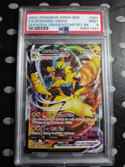 2022 Pokemon Zeraora VMAX/VSTAR BTL.BX. SWSH: BSP FA MINT 9 Card 264 - Image 1