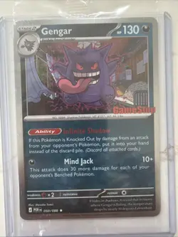 Gengar Perfect Order Gamestop Stamped Promo Card Sealed Pokemon TCG 050 - Image 1